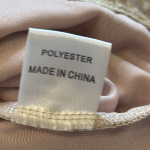 Hello Molly MATCH ME DRESS CHAMPAGNE NWT Size Large - Picture 8 of 12